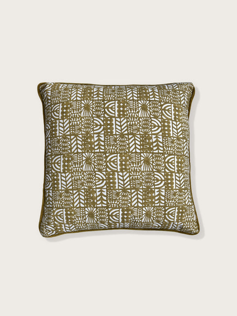 Zeenat Linen Cushion Cover - House of Roya