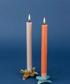 Orchid Candle Holder - Brass - House of Roya