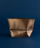 Brass Paper Bag Vase Small - House of Roya