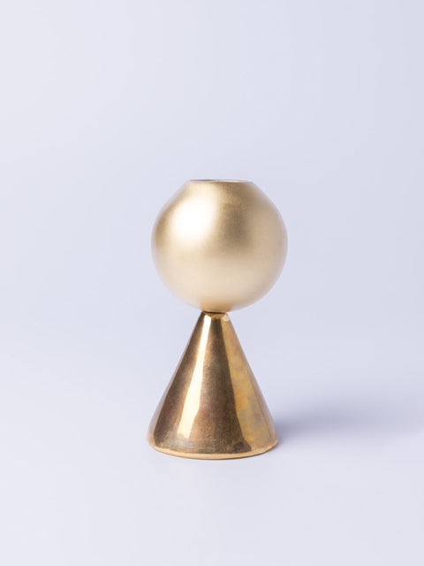 Bobble Candle Stand, Ball & Cone - House of Roya