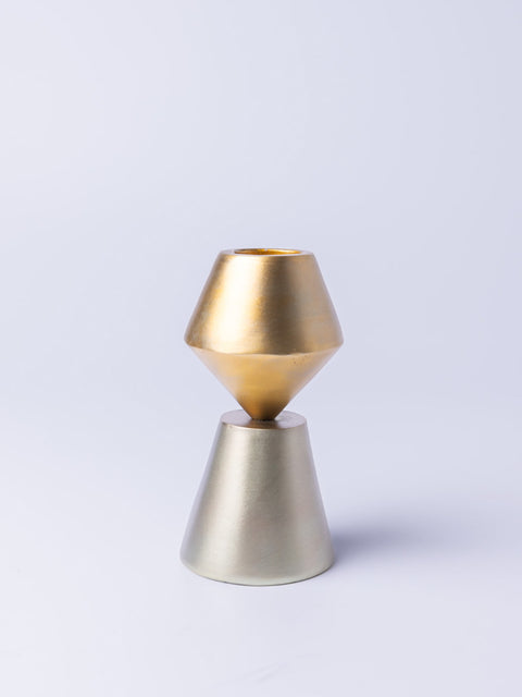 Bobble Candle Stand, Diamond & Trapezium - House of Roya