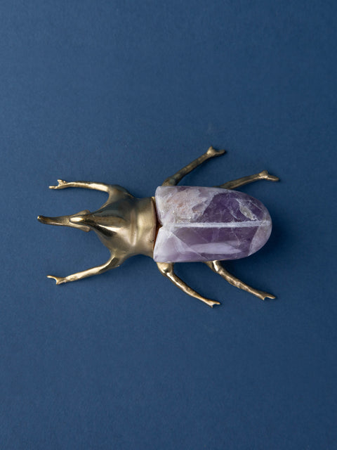 Rhinoceros Amethyst Beetle - House of Roya