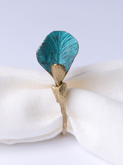 Blue Bell Napkin Rings - Set of 4 - House of Roya