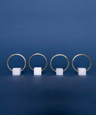 Memphis Circle Napkin Ring - Set of 4 - House of Roya