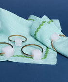 Memphis Circle Napkin Ring - Set of 4 - House of Roya
