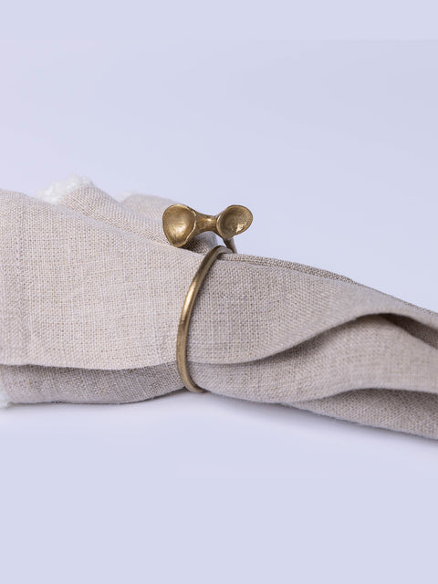 Trumpet Flower Napking Ring - Set of 4 - House of Roya