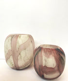 Ebb & Flow Mute Pink & White Marble Small Vase - House of Roya