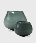 Blue Vase with Fog Finish - Large - House of Roya