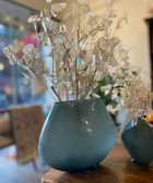 Blue Vase with Fog Finish - Large - House of Roya