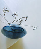 Blue Vase with Fog Finish - Large - House of Roya