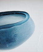 Blue Vase with Fog Finish - Large - House of Roya