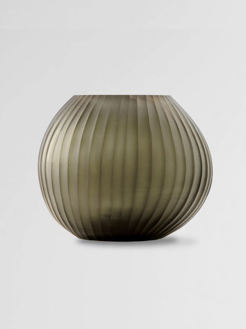 Olive Smoke Pencil Cut Votive - House of Roya