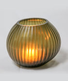 Olive Smoke Pencil Cut Votive - House of Roya