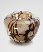Posy Vase with Smoked Alabaster and Burgundy - House of Roya
