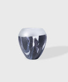 Votive with Fluid Motion - Black Grey - House of Roya