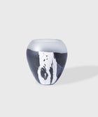 Votive with Fluid Motion - Black Grey - House of Roya