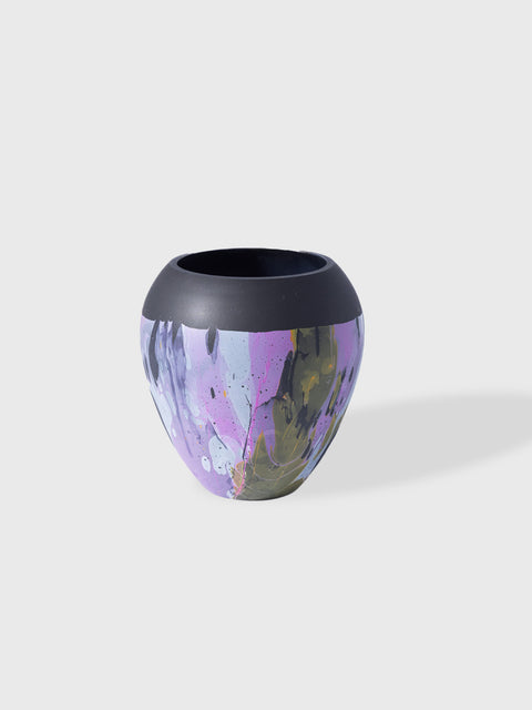 Votive with Fluid Motion - Black Pink - House of Roya