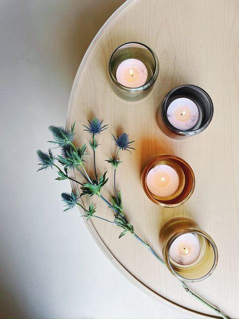 Glaze Votive with Iridescent Finish - House of Roya