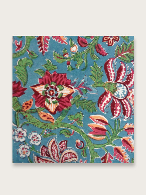 Anarkali Green Jaipuri Napkin - Single