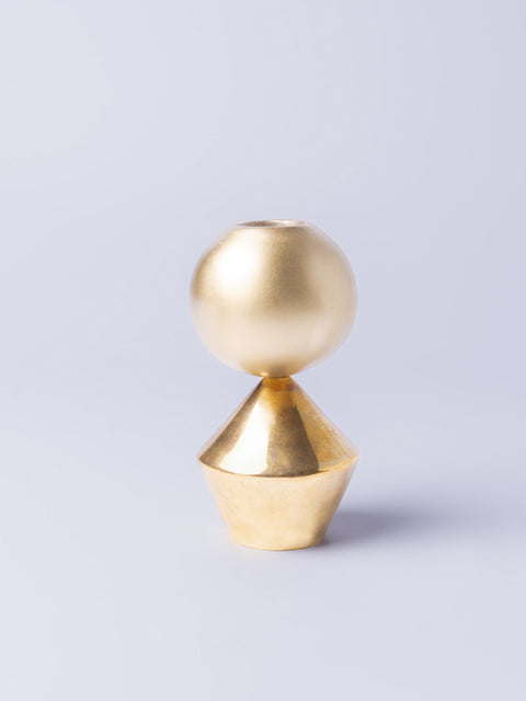 Bobble Candle Stand - Ball & Diamond