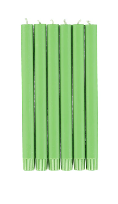 Grass Green Eco Dinner Candles - House of Roya