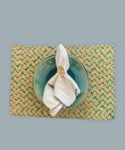 Green & Natural Bamboo Placemats - House of Roya