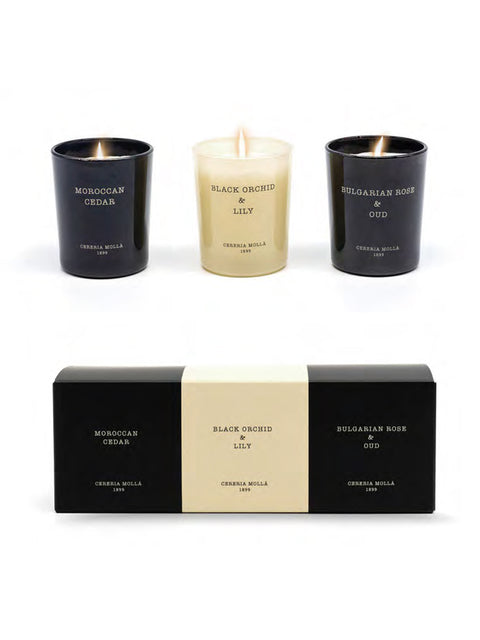 Luxury Gift Set - Bulgarian Rose & Oud, Black Orchid & Lily, Moroccan Cedar - House of Roya