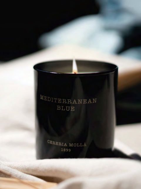 Premium candle 230gr Mediterranean Blue - House of Roya