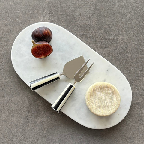 Hand-Carved Marble Cheeseboard