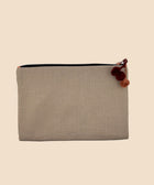 Coral Pink Embroidered Clutch - House of Roya