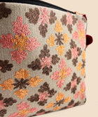Coral Pink Embroidered Clutch - House of Roya