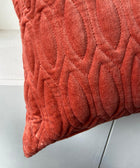Quilted Velvet - Burnt Orange Cushion Cover - House of Roya