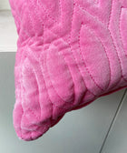 Quilted Velvet - Hot Pink Cushion Cover - House of Roya