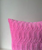 Quilted Velvet - Hot Pink Cushion Cover - House of Roya