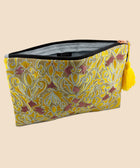 Sunshine Yellow Embriodered Clutch - House of Roya