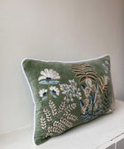 Whispering Greens Rectangle Cushion Cover - House of Roya