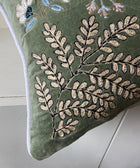 Whispering Greens Rectangle Cushion Cover - House of Roya