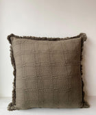 Rocky Road Checked Cushion Cover - House of Roya