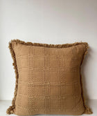 Rocky Road Checked Cushion Cover - House of Roya