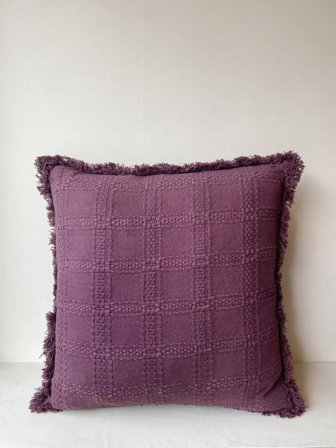 Rocky Road Checked Cushion Cover - House of Roya