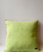 Pink and Lime Green Diamond Pattern Cushion Cover - House of Roya