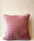Pink Bamboo Scene Embroided Cushion Cover - House of Roya