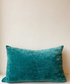 Sea Green Velvet Cushion Cover - House of Roya