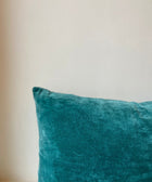 Sea Green Velvet Cushion Cover - House of Roya