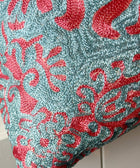 Coral Baroque Embroidery Cushion Cover - House of Roya