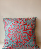 Coral Baroque Embroidery Cushion Cover - House of Roya