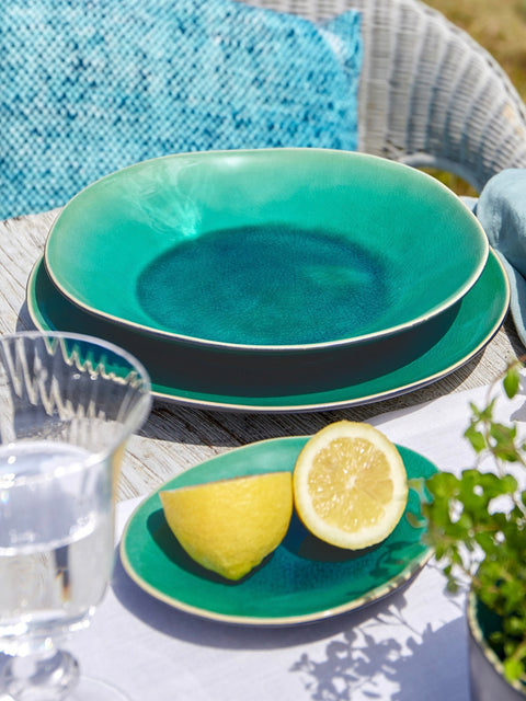 Riveria Azure Bread Plate - House of Roya
