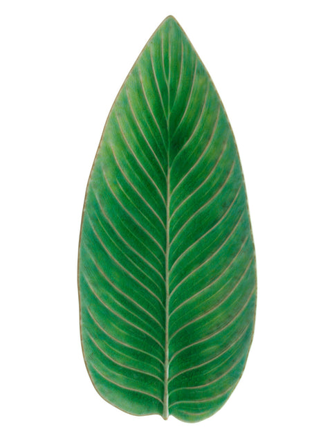 Riviera Strelizia Tomate Leaf Dish 40cm - House of Roya
