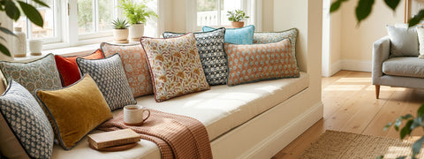 Elegant block print,
crafted for everyday comfort.