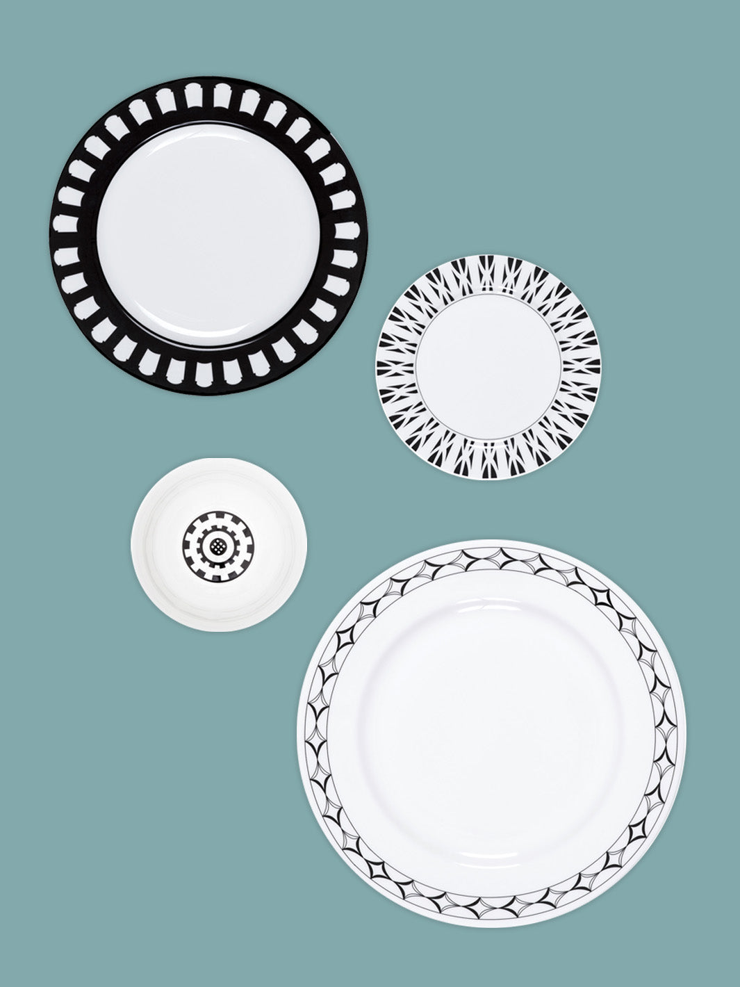 0215-Liberty Dinnerware - Set of 4